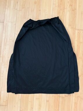 Women's Black Pull-On Vintage Half Slip Small
